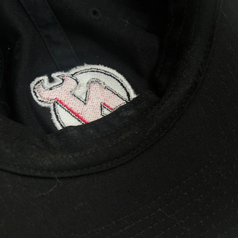 American Needle New Jersey Devils NHL Black Baseball Cap Dad Hat Adjustable